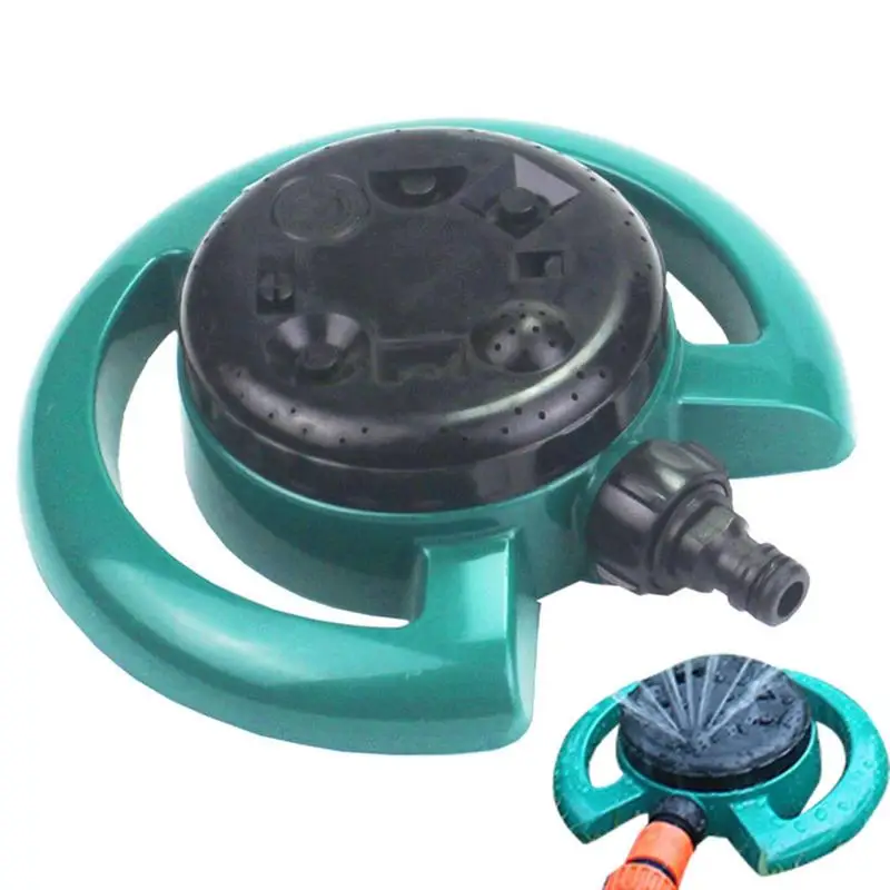 Портативный автоматический поворотный спринклер для газона, 8 узоров, многоцелевой, в форме тюльпана, для двора, Полив сада