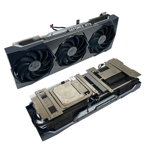 Для MSI GeForce RTX 3080Ti 3080 3090 SUPRIM X радиатор видеокарты без вентилятора RTX3080 RTX3080Ti RTX3090 GPU радиатор