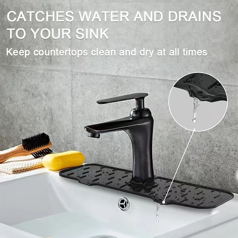 Из инновационного силикона Guard коврик для смесителя кухонный аксессуар гаджет