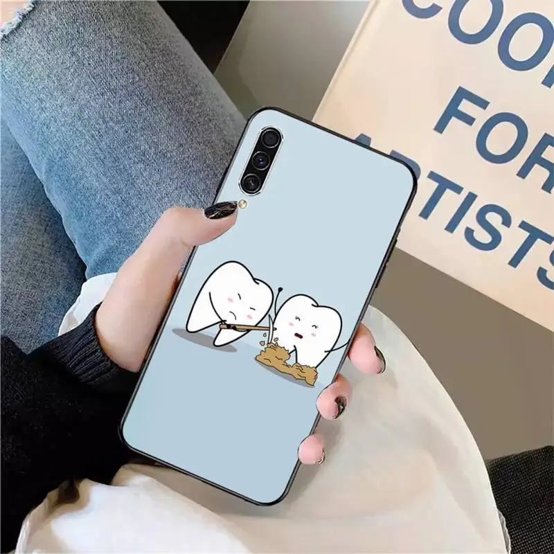 Чехол стоматологический зубчатый для телефона Samsung galaxy A S note 23 53 22 20 52 21 13 51 71 32 12 10 fe