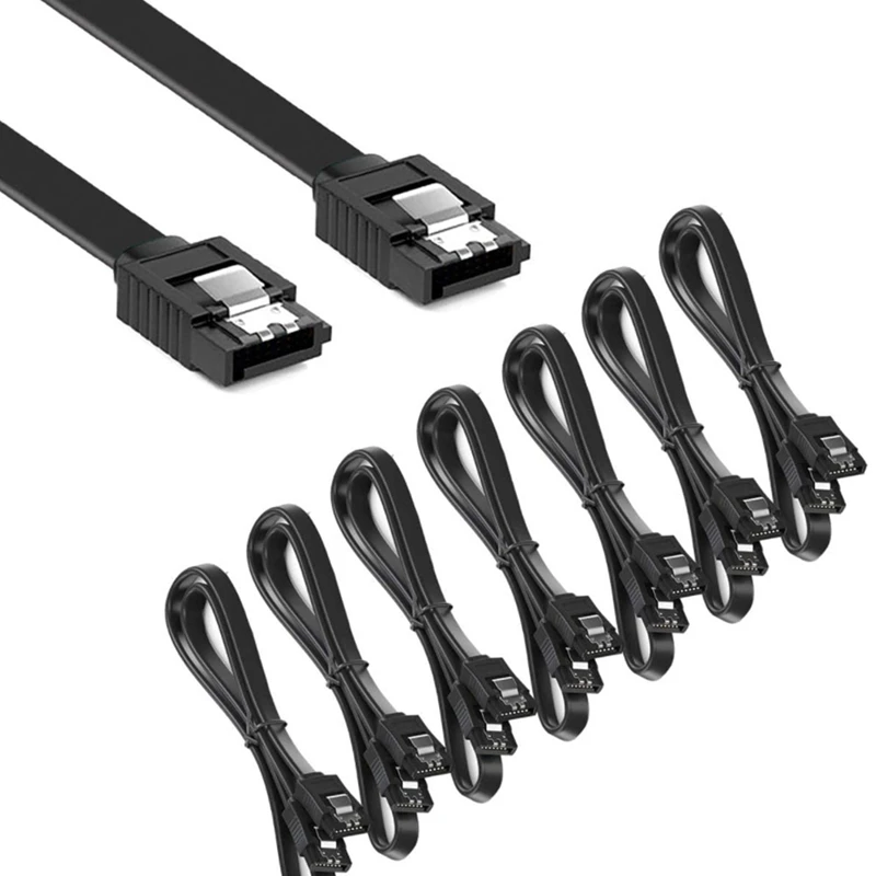 

12 Pack Right-Angle Straight USB3.0 HDD SDD Cable 6.0Gbps With Locking Latch 16Inch