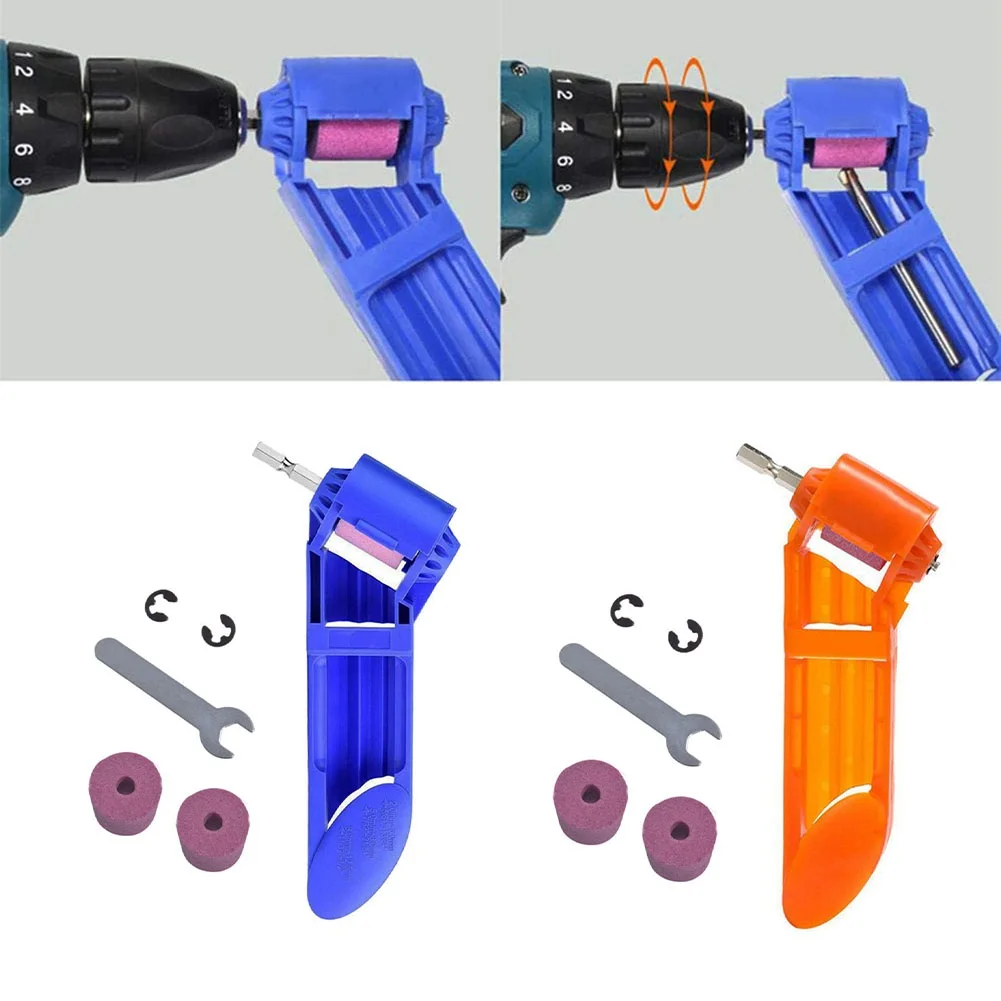 Drill Bit Sharpener Corundum Grinding Wheel Portable For 2.0