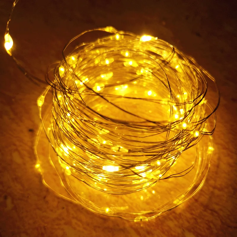 

LED Christmas String Light 10M USB Copper Wire Lights Battery Fairy Light for Wedding Garland DIY Party Holiday Decoration Light