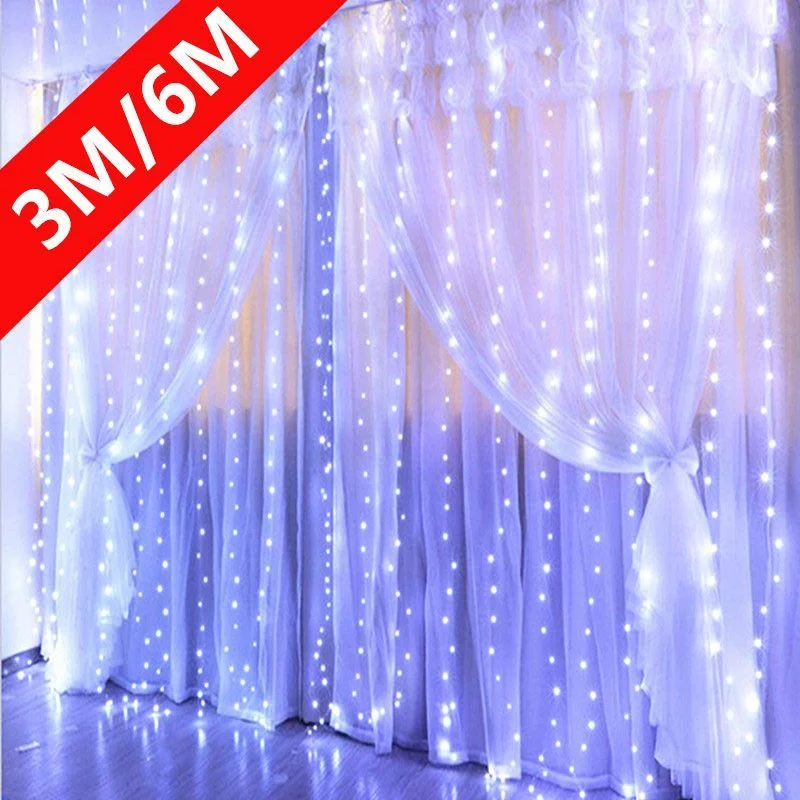 

Гирлянда-занавеска на окно, 6 м, USB