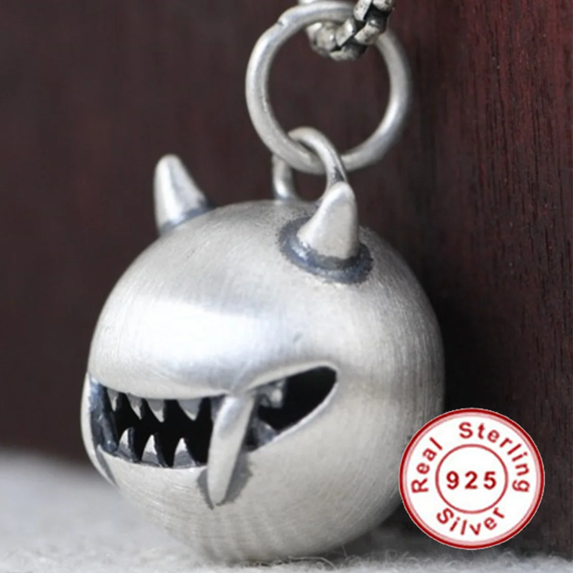 

Weight 3g Demon Slayer DIY Necklace Pendant Charms Sterling Silver 925 Smiley For Man And Women Necklace Accessories Pendant