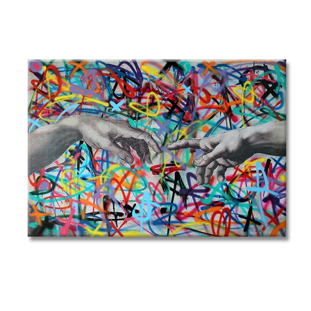 

Граффити Бэнкси, Художественная Картина на холсте, современная уличная поп-арт, Бабочка, мозги, рандомная картина, настенные картины для домашнего декора