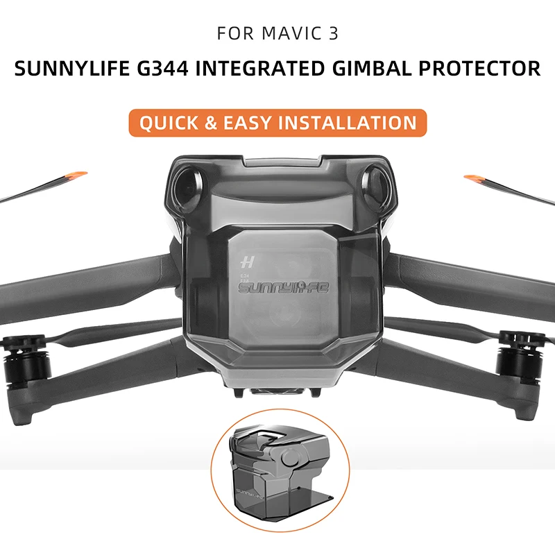 

Gimbal Cover Protector Lens Cap Sunnylife Integrated G344 Vision Plastic Easy System for Mavic 3 Protect Annex Accessory Parts