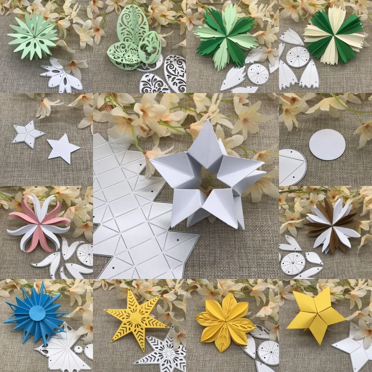 3D складная форма серии металлические трафареты для резки DIY скрапбукинга