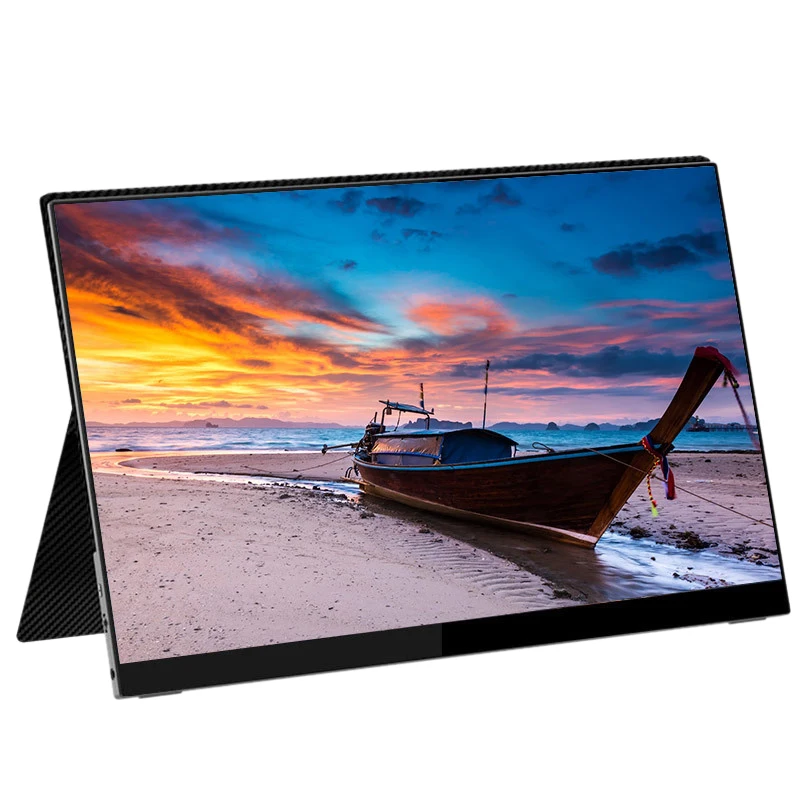 

Портативный тонкий монитор 15,6 дюйма Full HD 1080P USBC HDMI-совместимый IPS-экран защиты глаз с двумя динамиками, SRGB72 %