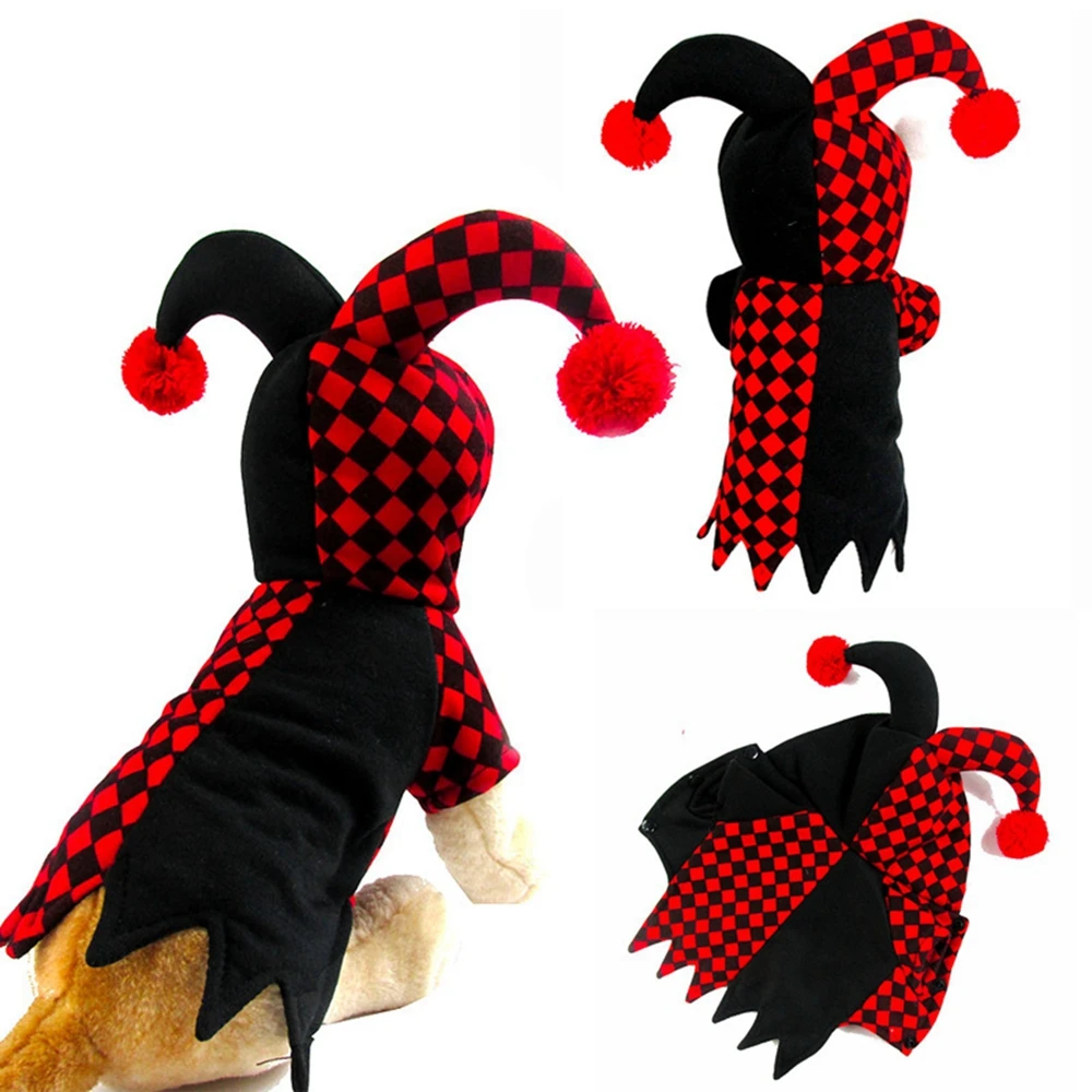 

Halloween Pet Costumes Accessories Cat Dog Cute Clown Cosplay Clothes Kitten Puppy Cape Party Decoration Supplies XS-XL Dropship
