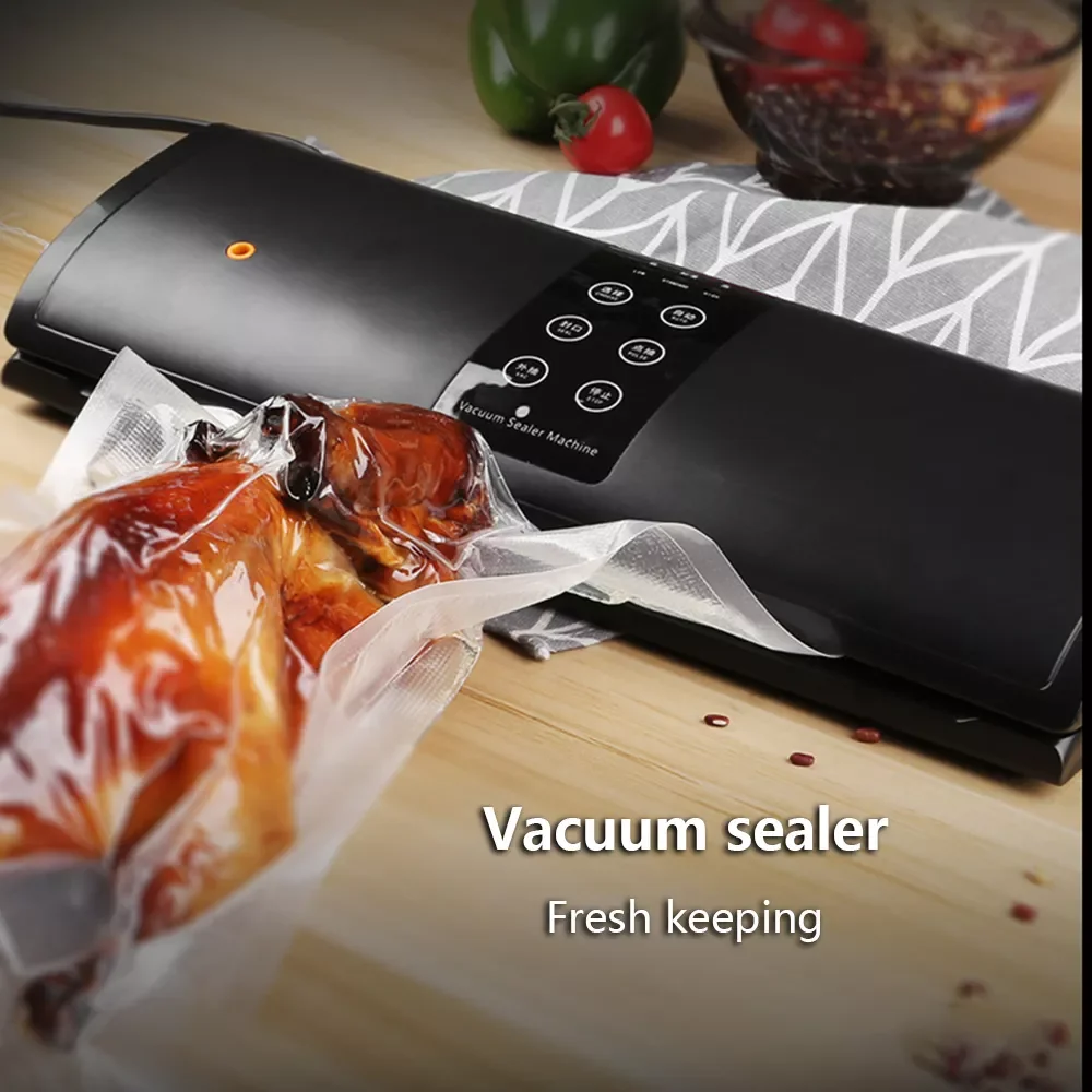 Vacuum Food Sealer Packaging Machine For Home Kitchen Food Saver Bags Commercial Vacuum Food Sealing