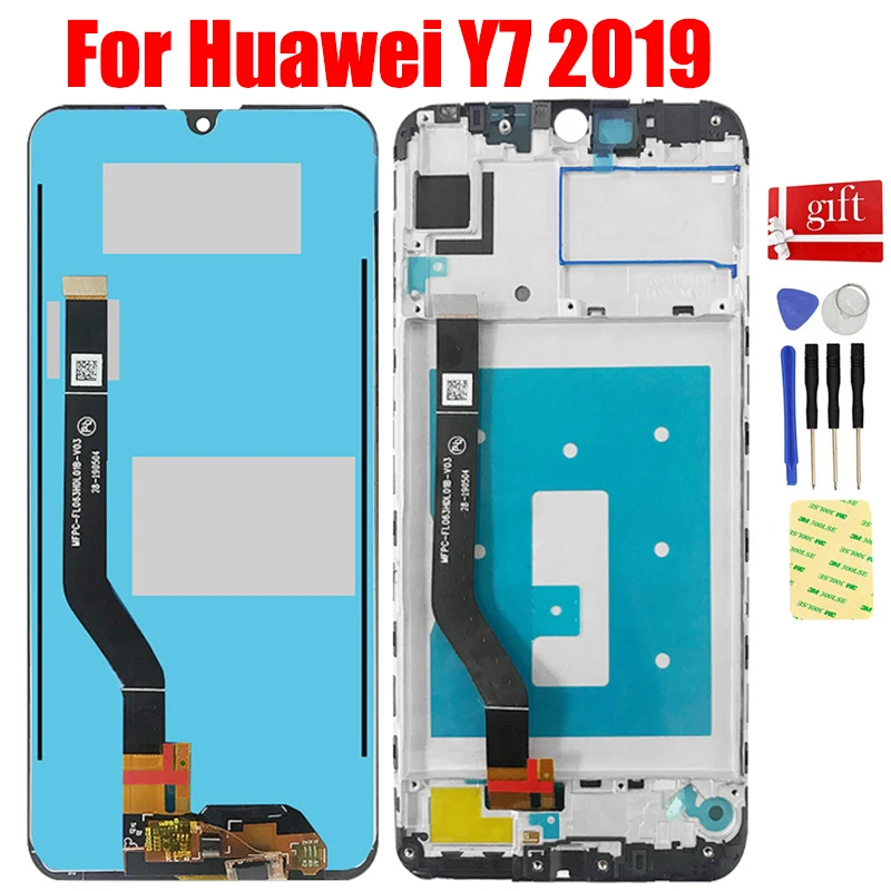 

Y7 2019 LCD For Huawei Y7 Pro 2019 / Y7 Prime 2019 DUB-LX3 LX1 L23 L21 LCD Display Screen Touch Panel Digitizer Assembly Frame