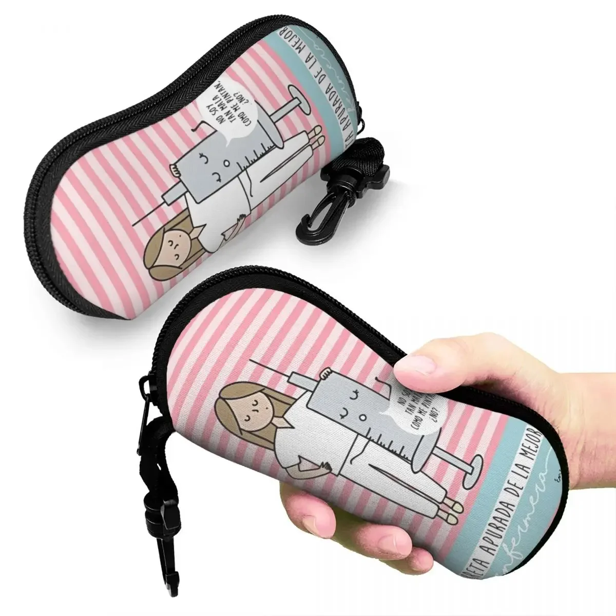 Пользовательский Enfermera En Apuros Доктор Медсестра Медицинский чехол для очков