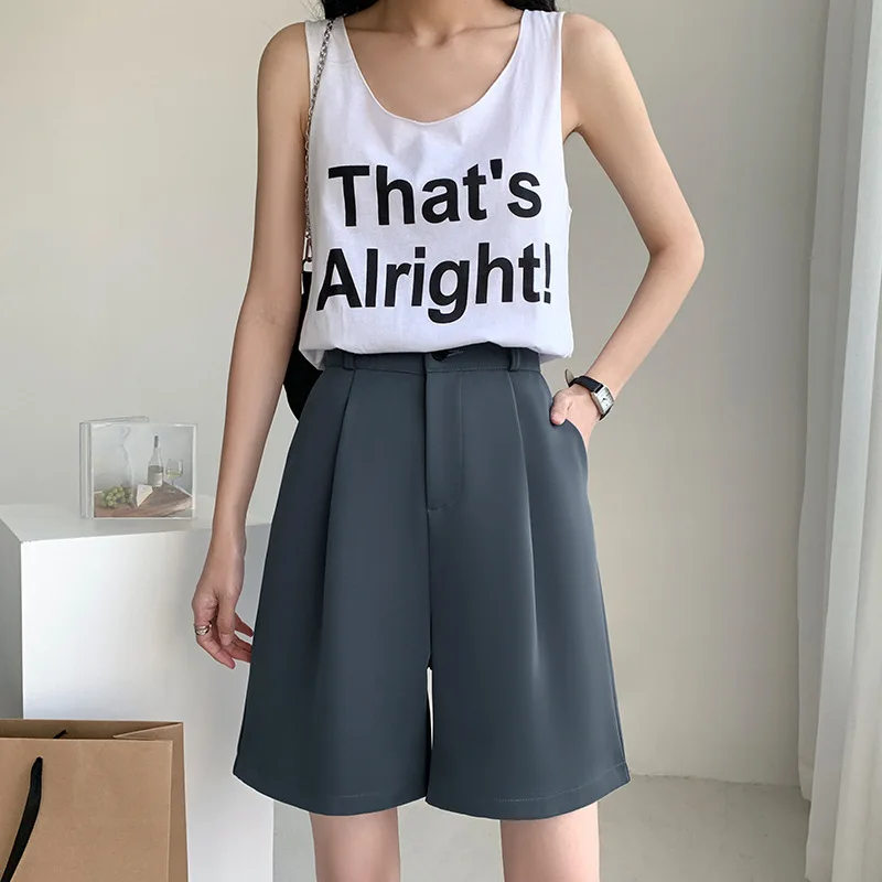 Sports Oversize Pants Black Spring Summer Clothes Korean Fashion Baggy Streetwear Suit Shorts Women Pants High Waist 2023 New