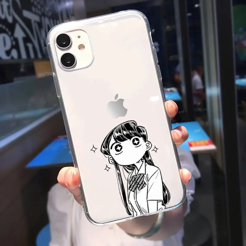 Чехол для телефона RUICHI с рисунком манги Chibi Komi Shouko Komi-san iPhone 11 12 Mini 13 Pro XS Max X 8 7 6s Plus 5