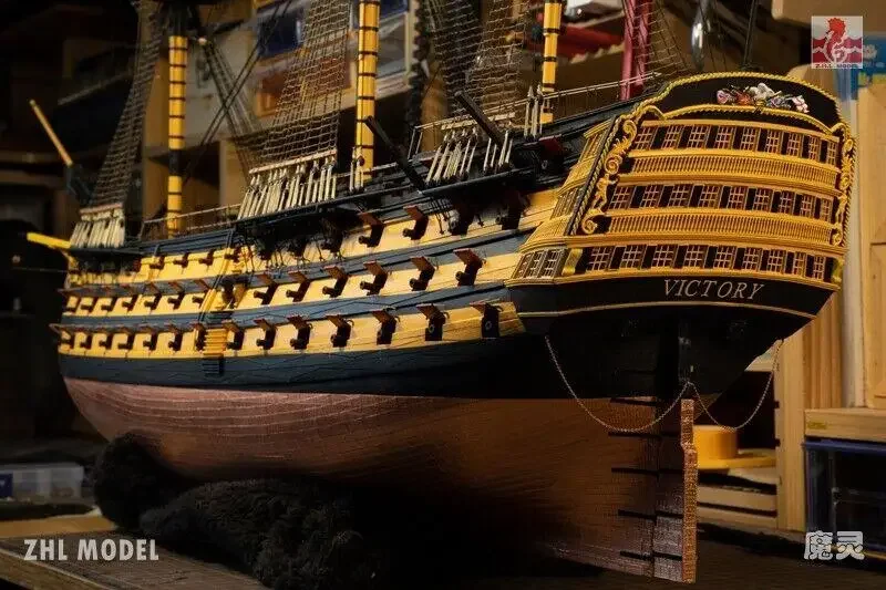 HMS Victory 1805 Масштаб 1/96 1032 мм 40 дюймов Деревянная модель корабля Комплект SC Бренд