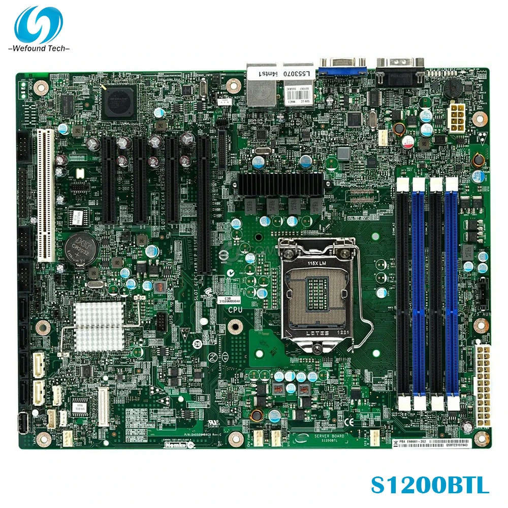 

100% Working Server Motherboard For Intel S1200BTL ECC C216 1155 DDR3 Fully Tested