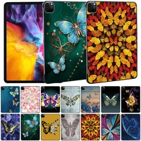 for apple ipad pro 11 2018 2020 2021ipad pro 9 7ipad pro 2nd gen 10 5 slim tablet hard back case butterfly pattern