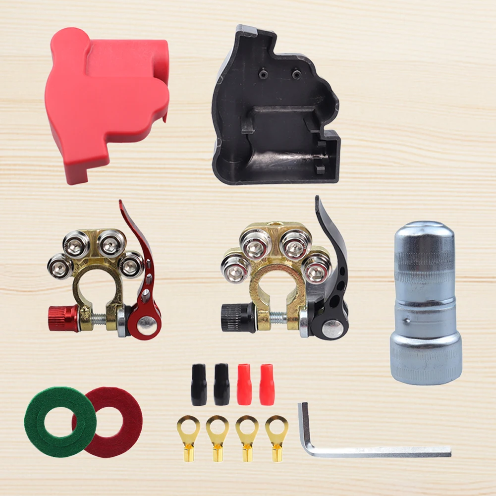 Зажим для проводов положительный отрицательный автомобильный аккумулятор