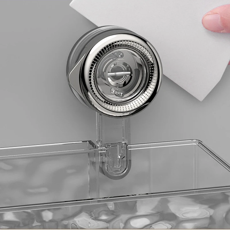 Без сверления Стеллаж с присоской в роскошном стиле рисунком ледника органайзер