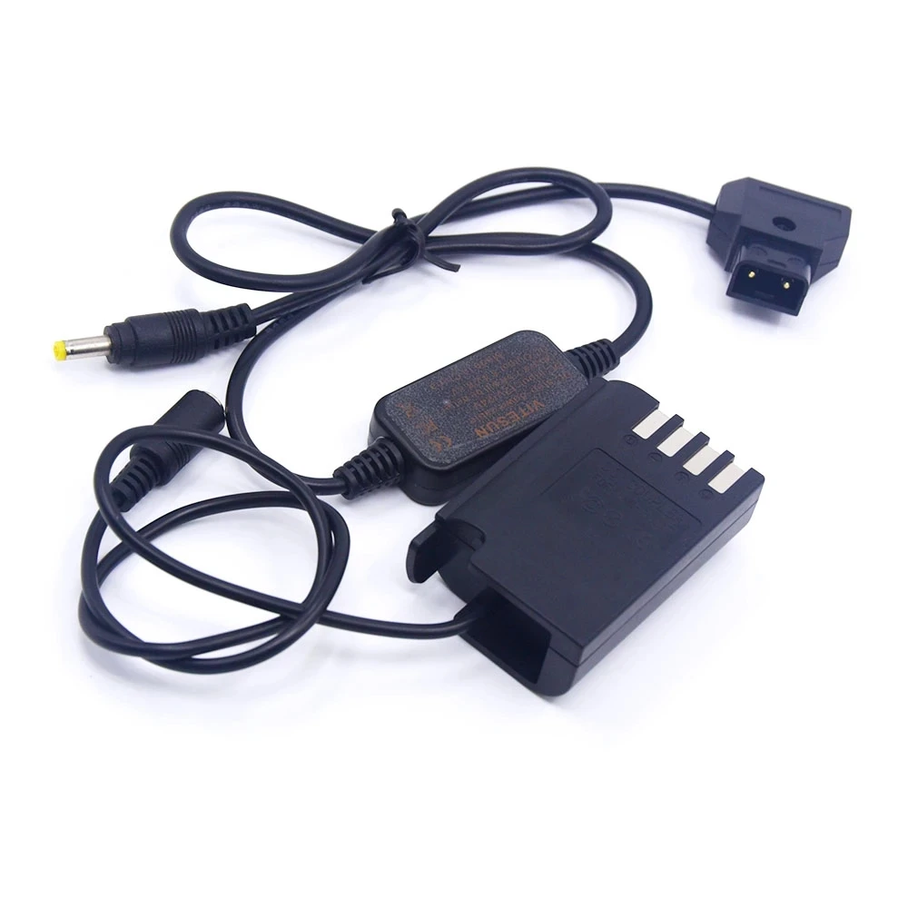 

D-TAP Step-Down Power Cable DCC17 DC Coupler DMW-BLK22 Dummy Battery For Panasonic Lumix S5 DC-S5 DC-S5K Camera
