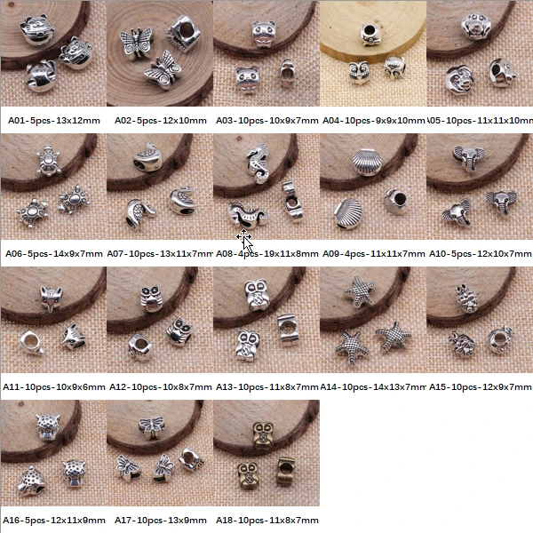 

New Arrival Animal Macro Beads Charms For Jewelry Making Gifts For Women