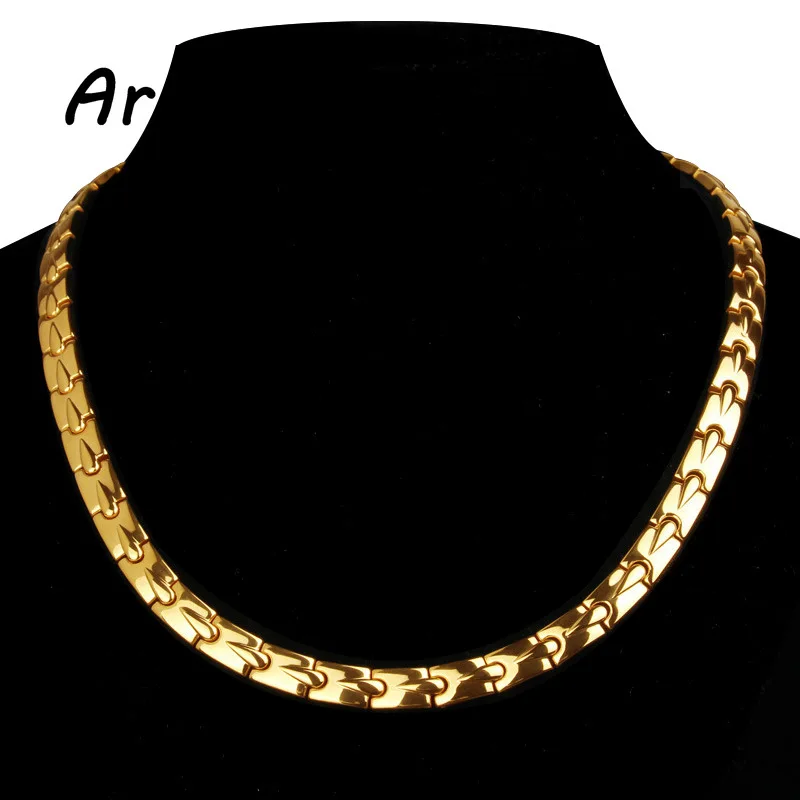 Ожерелье из титановой стали в форме капли воды ожерелье гематита и жира с