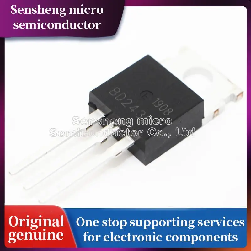 

100% New 10pcs/lot BD243C TO220 BD243 100V 6A TO-220 Bipolar Transistors NPN General Purpose original