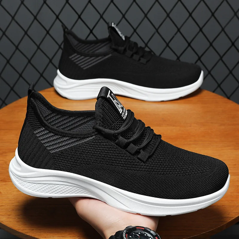 

Men Casual Shoes Fashion Outdoor Sports Running Shoes Light Luxury Sneakers Breathable Walking Shoes Mesh Men Vulcanize Shoe