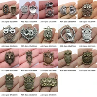 big owl charm pendant jewelry findings components handmade