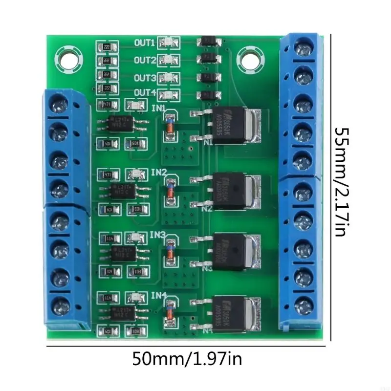 B0KF Четырехчастотный модуль MOS Tube Module PLC Amplization Suctule привода оптокуплера для иммула