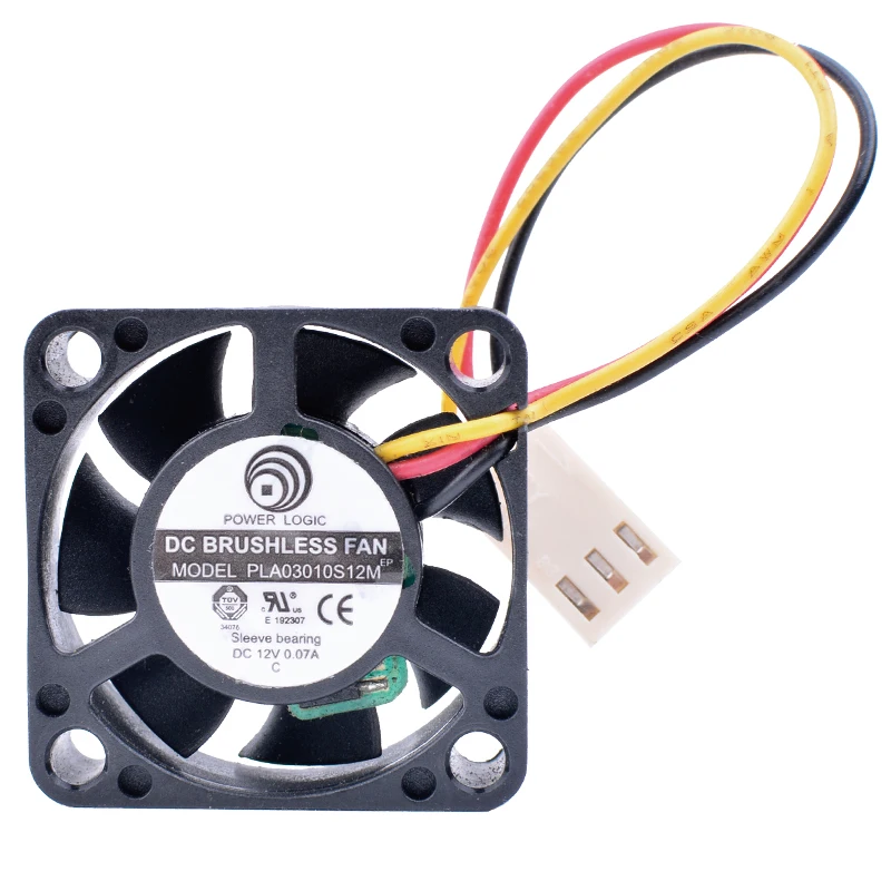 Вентилятор для микрошасси 3 см 30 мм 12 в пост. Тока 0 07a
