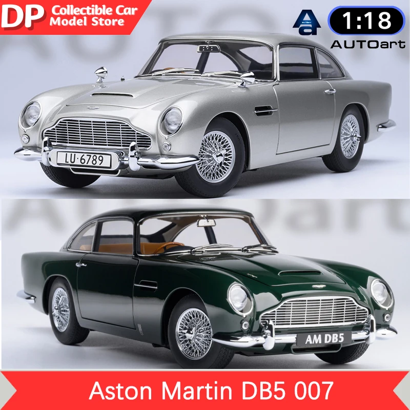 1:18 Aston Martin DB5 007 Movie Edition (серебристый/зеленый) Коллекционные модели автомобилей