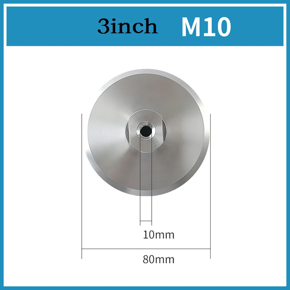 

1pc Polishing Pad M14 M10 M16 5/8-11 Backer Pad Diamond Polishing Aluminum Backing Holder For 80/100mm Sander/polishing Machines