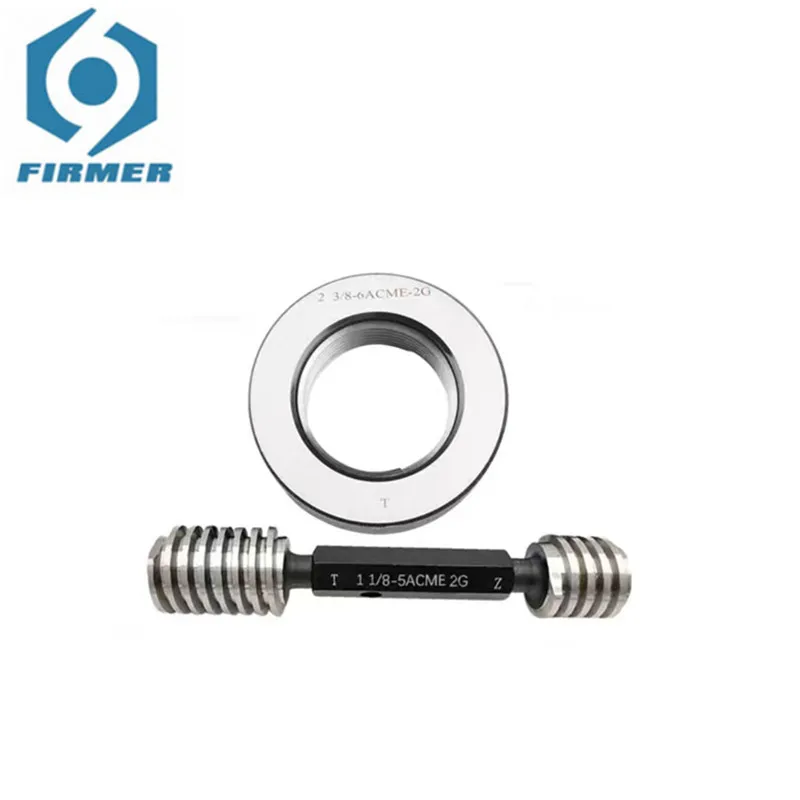 Американский кольцевой калибр с трапециевидной резьбой GO NOGO Gauge 3/4-6 7/8-6 1 1/4-5 5/8-8