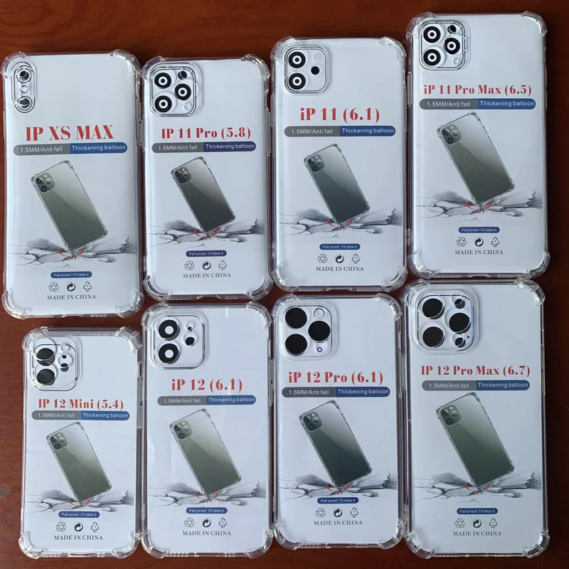 

10 шт./лот прозрачный противоударный чехол для iPhone 13 12 11 14 Pro Max XR 7 8 Plus прозрачный противоударный чехол для телефона мягкая задняя крышка из ТП...