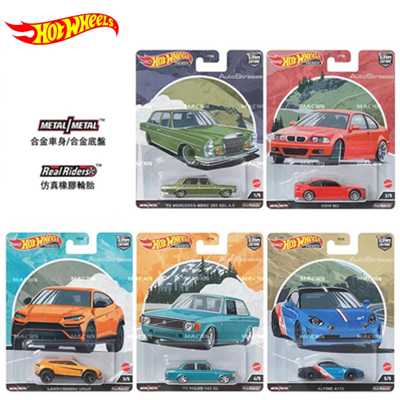 

Original Hot Wheels Premium Car Culture Auto Strasse Diecast 1:64 Voiture VOLVO LAMBORGHINI BMW Kids Boys Toys for Children Gift
