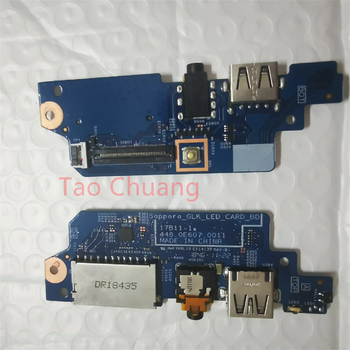 

FOR Acer Swift1/3SF114-32 USB Board SD Card Audio Board Boot Board 448.0e607.0011