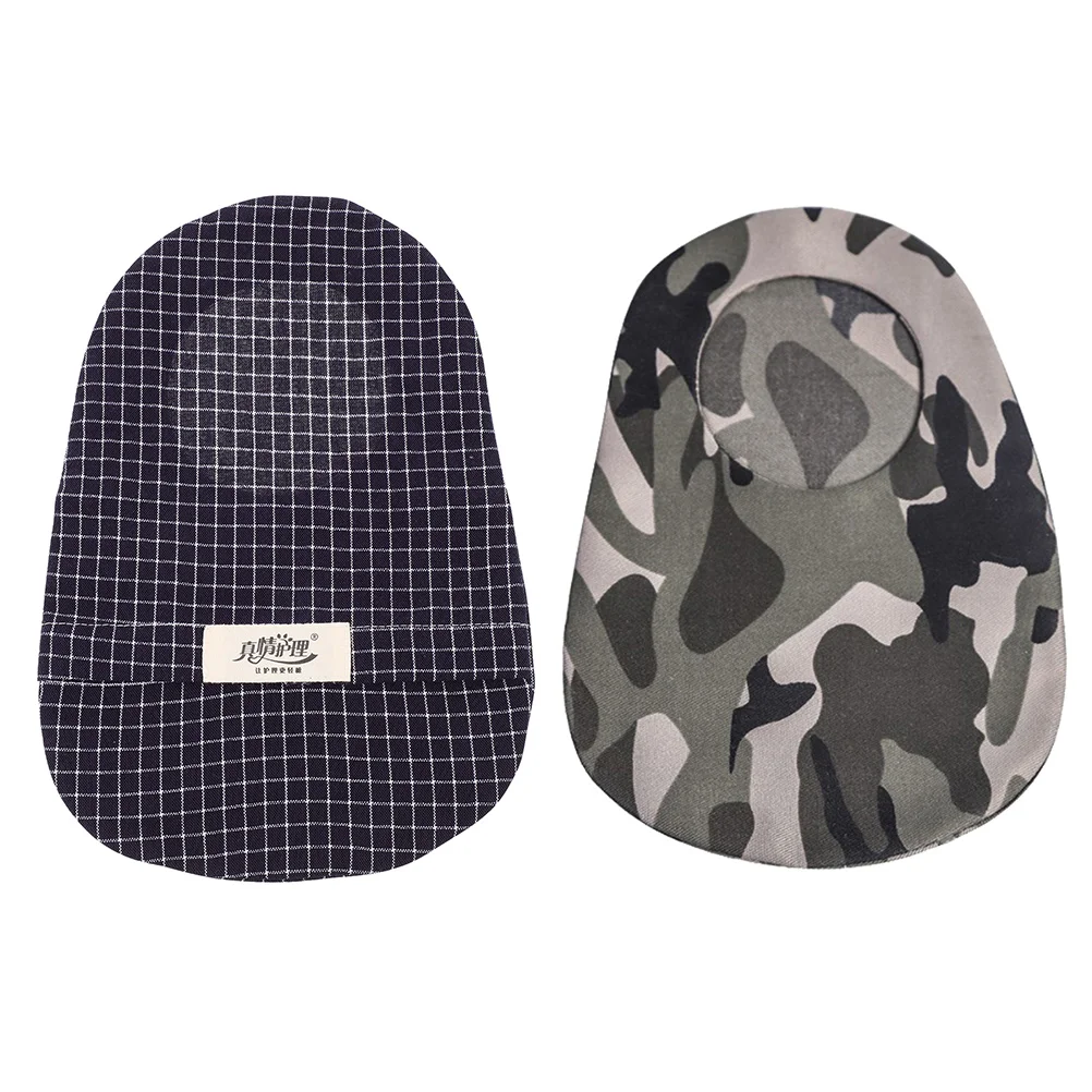 

2 Pcs Supplies Ostomy Bag Protector Colostomy Sleeve Polyester Cotton Lightweight Cover
