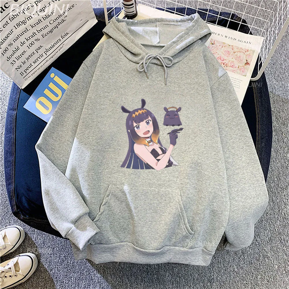 

Hololive Takodachi Hoodies Men Women Aesthetic Clothes Anime Graphic Pullover Hoodie Winter Warm Sweatshirts Harajuku Sudaderas