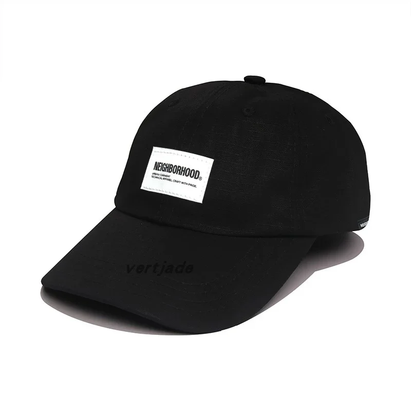 

2023 Summer NEIGHBORHOOD Men's Baseball Caps Japanese NBHD Label Proof Women's Sunshade Adjustable Hats Big Head Circumference