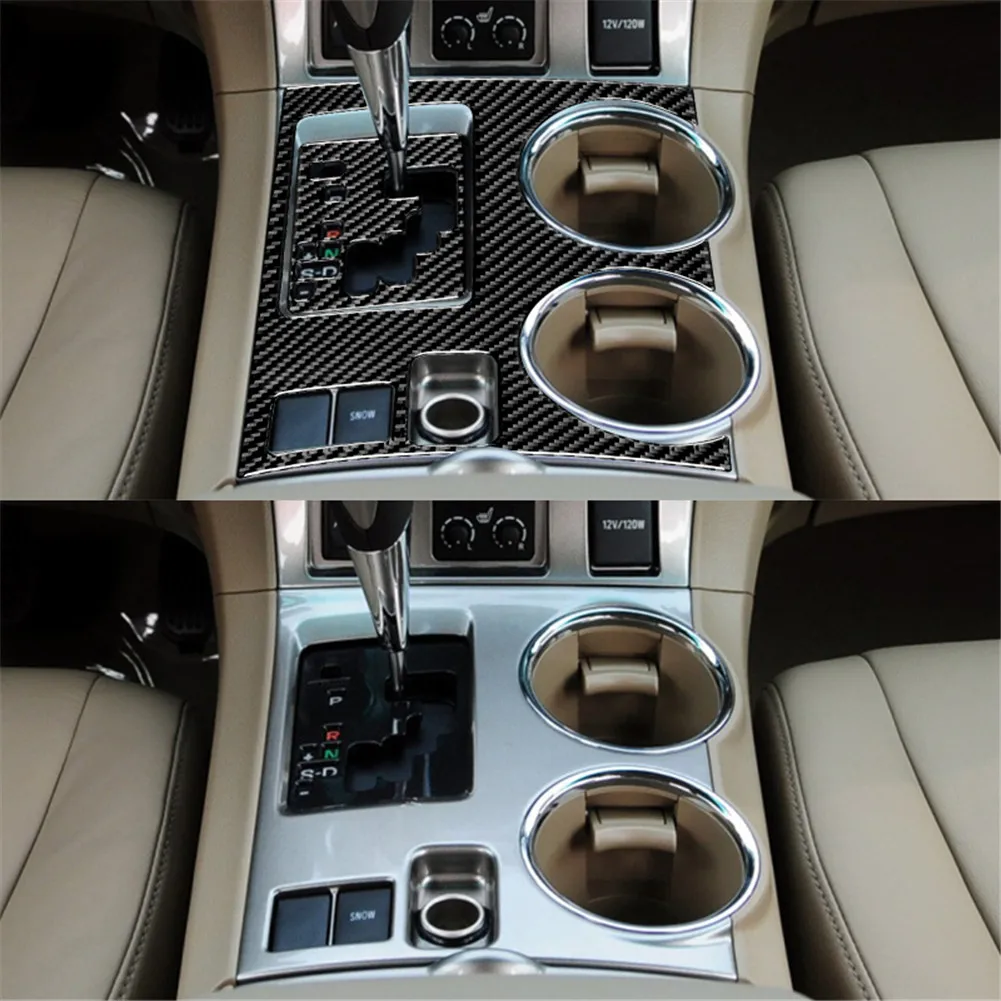 Наклейки для панели управления переключением передач из углеродного волокна Toyota