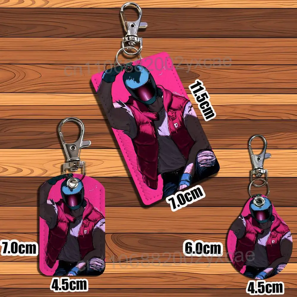 Фото Держатель для карт Rooster Jacket Game Hotline Miami: для банковских, деловых, рабочих карт, студенческих билетов, проездных, ключница №5