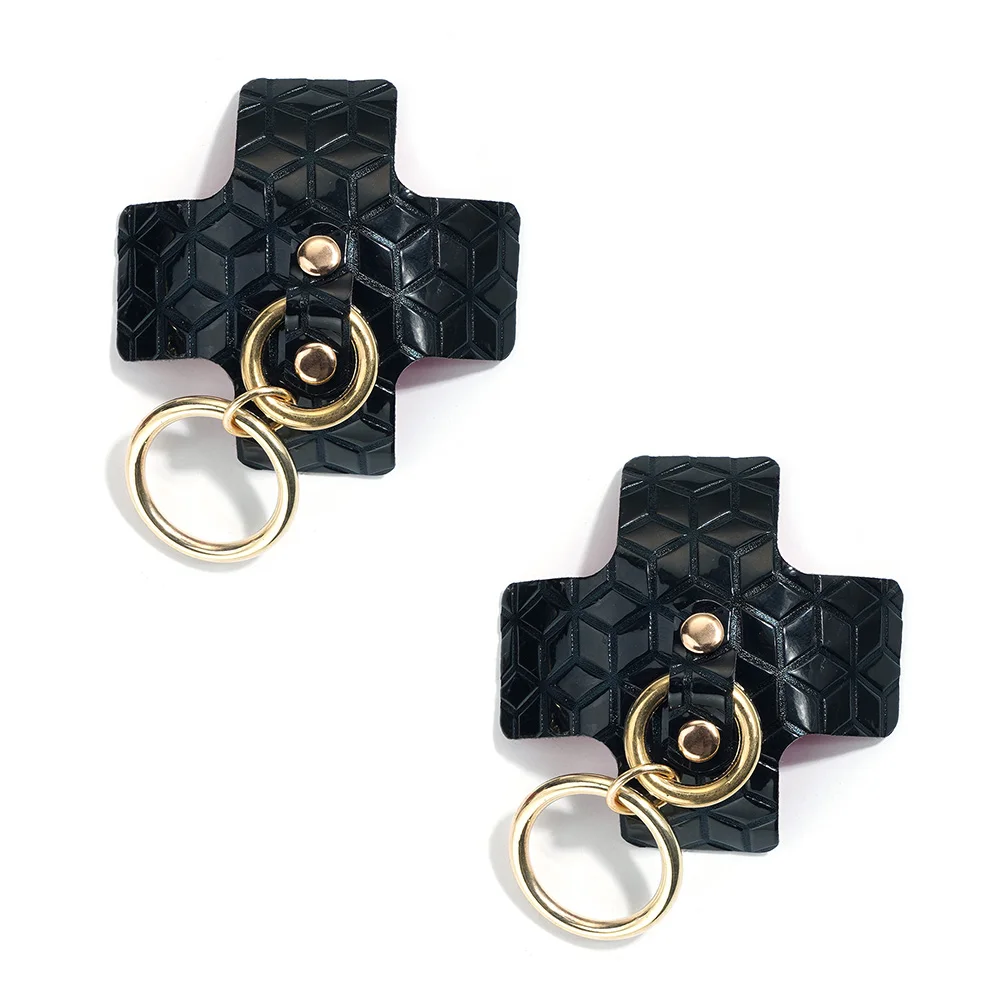 1 пара силиконовые накладки на соски из ПУ кожи |