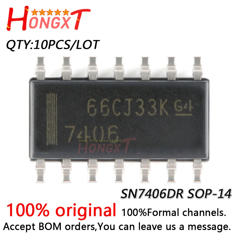 10 шт., новинка 100%, SN7406DR/SOP-14.