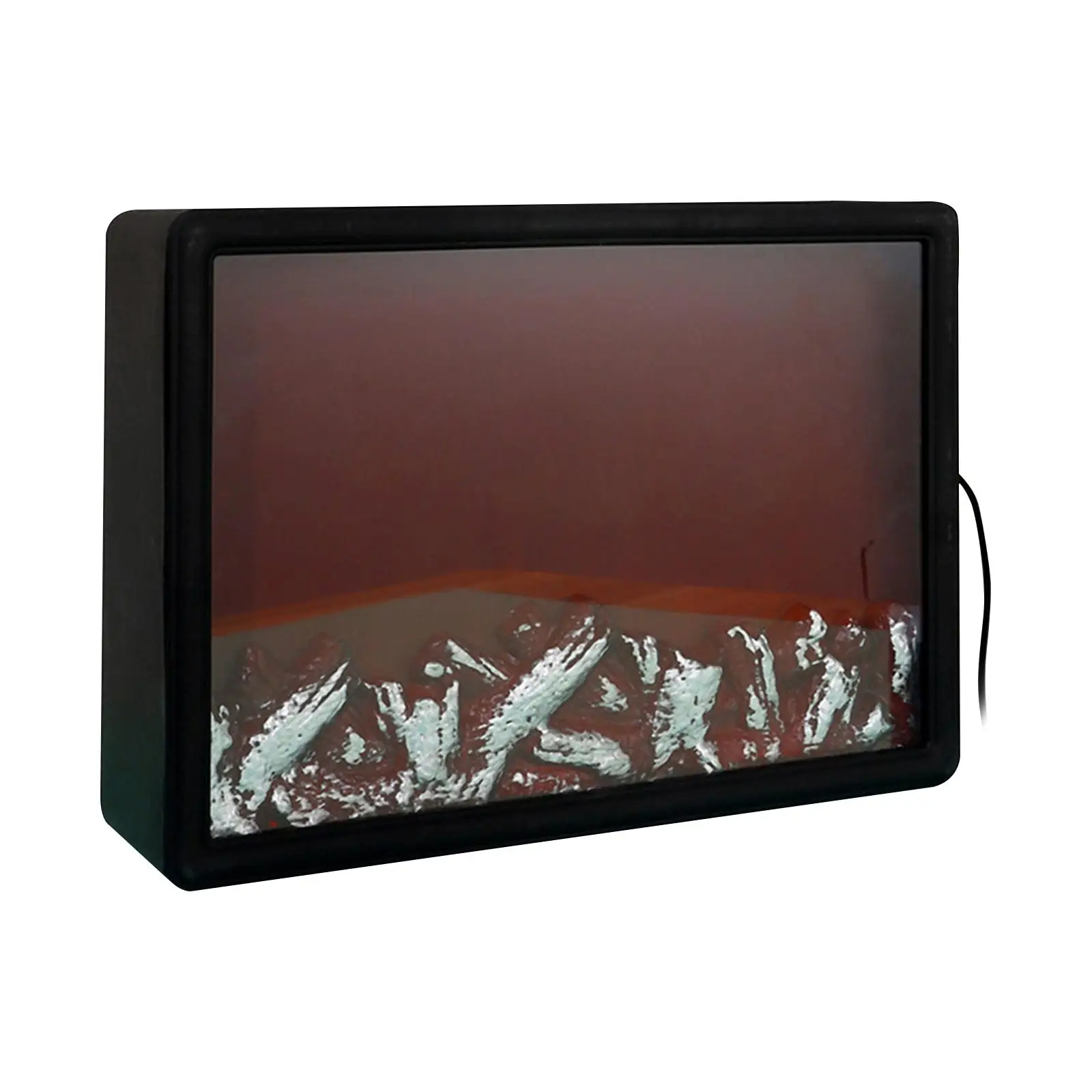 

LED Flame Fireplace Lantern Charcoal LED Light for Holidays Decor Camping