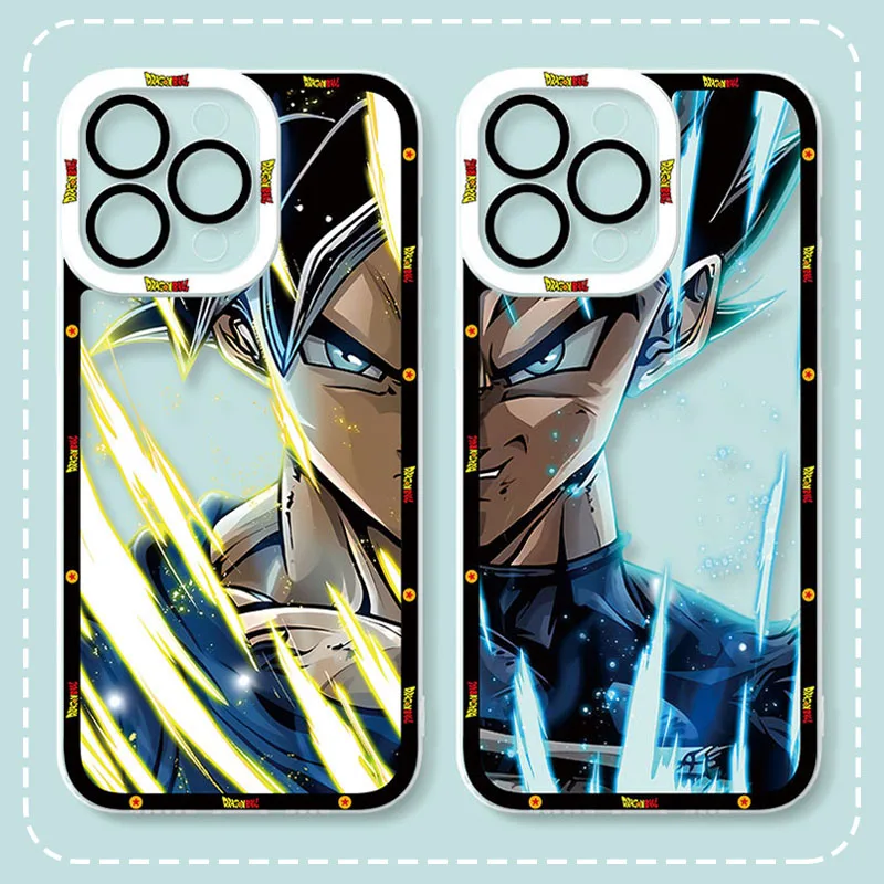 Anime  Dragons Balls Soft Case for iPhone 14 11 Pro Max 13 12 Mini XR XS X 8 7 6 6S Plus SE 2020 Silicone Shockproof Back Cover