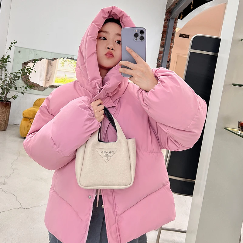 Winter new women's jacket warm hooded parka women's winter outer wear thickened coat ladies puffer jacket with zipper jacket