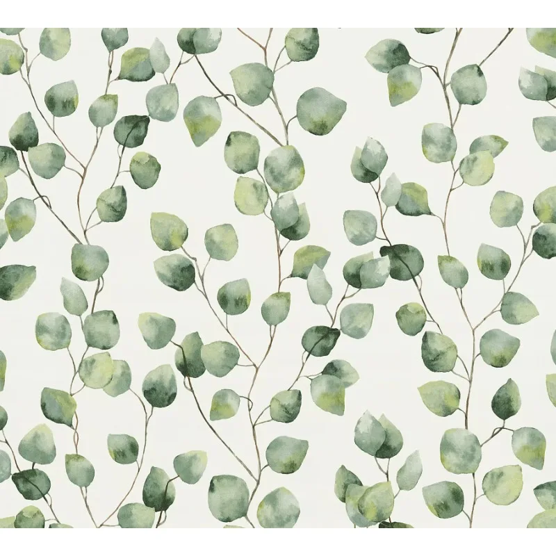 

A.S. Creation Hedera Green Painterly Vine Wallpaper 57.5 sq. ft.