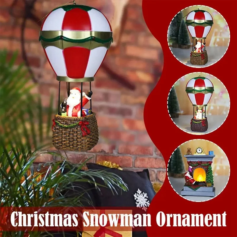 Светящиеся рождественские украшения украшение для дома из смолы воздушный шар